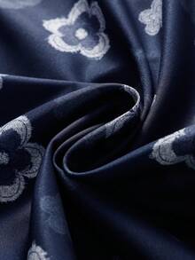 Women's Long Sleeve All-Over Floral Print Casual Arabic Style Top - Multicolor - View 8