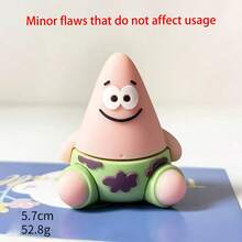 SpongeBob SquarePants Bộ 1/3 mô hình , mô hình nhân vật chi tiết cao, kích thước nhỏ (5.5-6cm), chất lượng tốt, có thể dùng làm vật trang trí bảng điều khiển ô tô, vật trang trí bàn làm việc, vật trang trí giá sách, đồ sưu tầm anime, phụ kiện nội thất ô tô  & Patrick dễ thương. - Nhiều màu - Xem 15