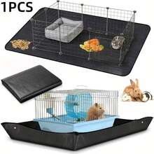 1 件防水宠物围栏垫 - 耐用豚鼠笼衬垫，可清洗底垫，可重复使用，适用于兔子、豚鼠、雪貂和其他小动物，耐磨宠物床上用品和笼衬垫 - 彩色 - 查看 13