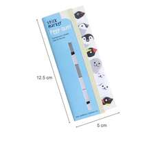 10套/包，106张/包，复古可爱卡通动物宠物便签，适用于学生信息记录和办公标记，1款返校季必备 - 彩色 - 查看 4