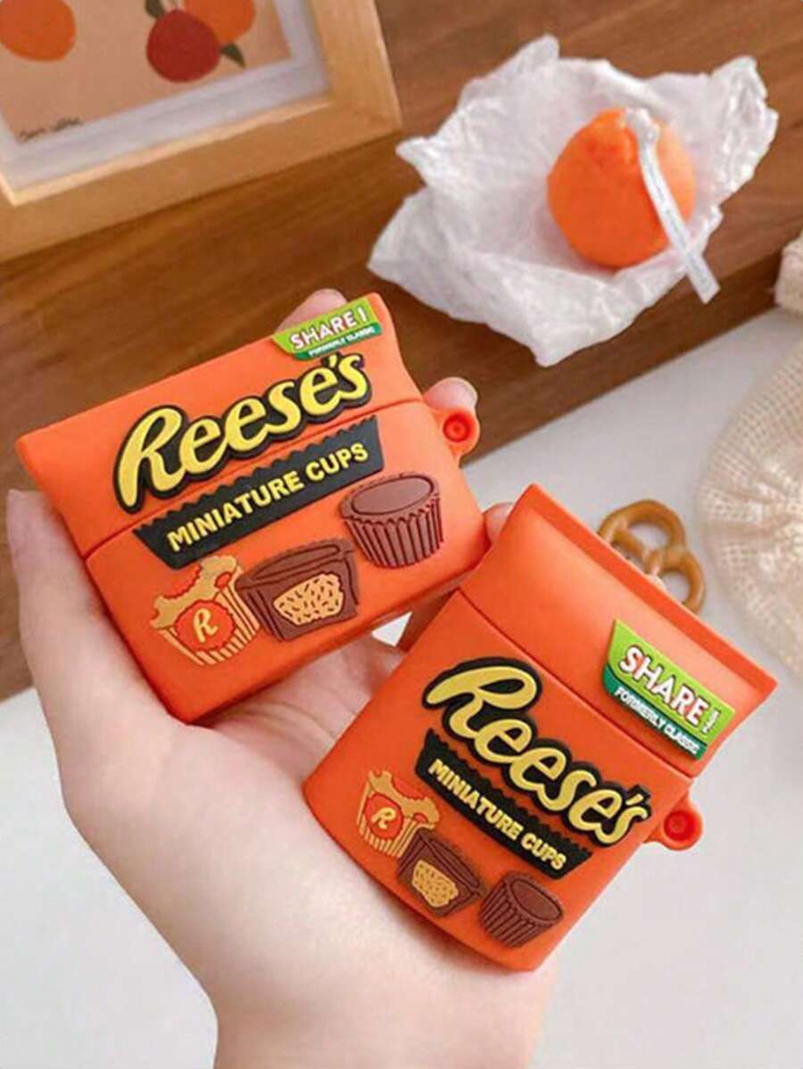 Husă clasică pentru căști Bluetooth cu unt de arahide și ciocolată