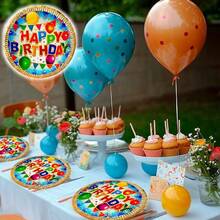 Disposable Kitchenware - Happy Birthday Banners and Balloons - View 4