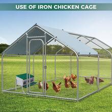 Techigher Chicken Nesting Boxes, 3/4 Hole Metal Chicken Egg Laying Box With Pull-Out Trays And Rollout Egg Collection For ChickenCoop - Green With Metal Legs, 3 Holes - View 9