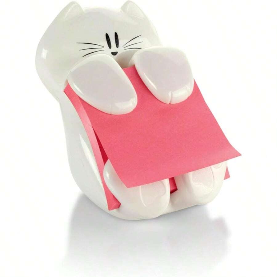 YQQ 3M Post-it despachador de notas gato1234 - Blanco - Ver 1