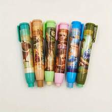 1/3/6pcs Random Italian Zombie Theme Stretchy Compressed Rubber - Optional Patterns: Tung Tung Sahur | Burbaloni Lulilli | Ballerina | Tralalero Tralala | Brr Brr Patapim | Tripa Tropa Tralala, Perfect Collectibles, Gifts, Party Favors - Multicolor - View 3