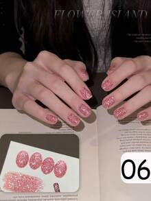 12毫升秋冬美甲粉红蓝闪粉凝胶指甲油，2025网络红人闪光反光迪斯科钻石胶指甲油美白流行美甲沙龙美甲用品圣诞美甲 - 彩色 - 查看 7