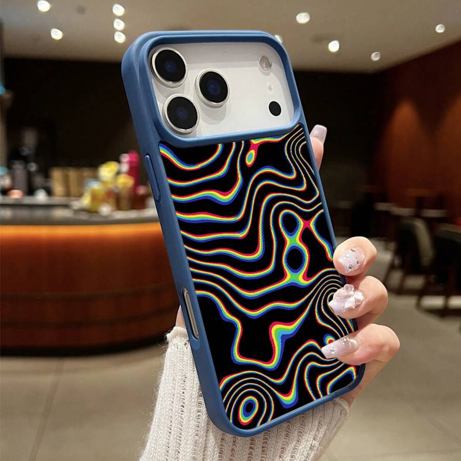 Funda Magnética para Teléfono Compatible con iPhone 17 Air/16/15/14/13/12/11 Pro, Pro Max, Plus, X/XS/XS Max, Compatible con Samsung Galaxy S22/S23FE/S24FE Plus, Ultra, Marco de TPU + Marco de Lente Independiente, Anillo Magnético Incorporado Adsorción Instantánea MagSafe, Serie de Colores Macaron, Combinaciones de Múltiples Colores - Azul oscuro - Ver 1