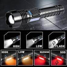 5pcs High-Performance Mini LED USB Flashlights | 7-Mode Adjustable Brightness With Precision Beam Control, Side COB Floodlight For Close-Range Tasks, Built-In Rechargeable Battery With Type-C Fast Charging, Shock-Resistant And Weather-Friendly Body, Suitable For Emergency Preparedness, Night Operations, Outdoor Sports, Home Projects, And Everyday Carry - màu đen - Xem 3