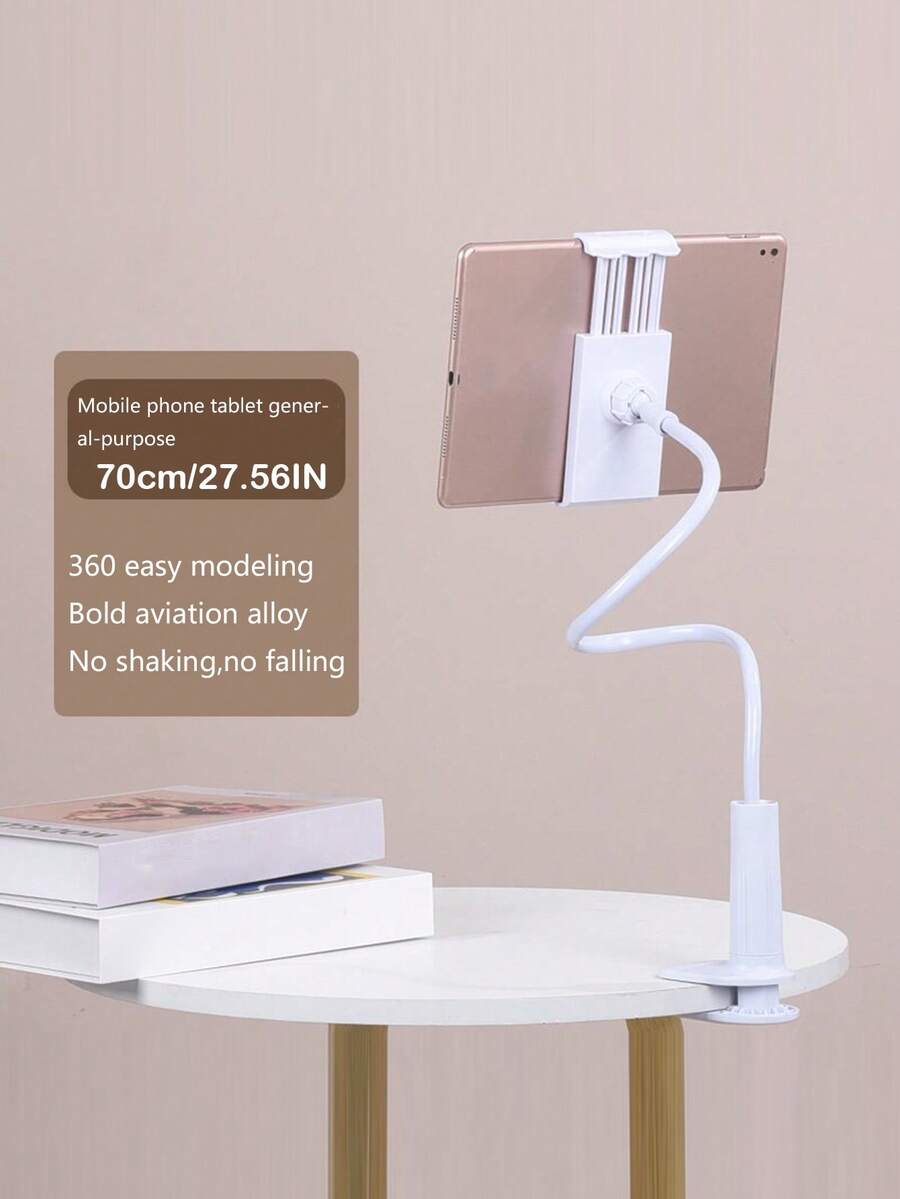 100cm Flexible Arm Tablet Stand, Adjustable Tablet Mount Holder Suitable For IPad Air/Mini Or Other 4.7-10.5" Devices - Multicolor - View 1