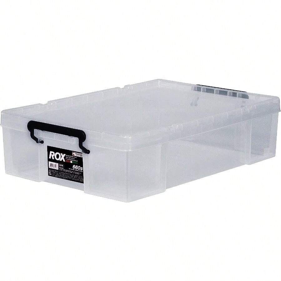 Storage Bins With Lids - 23_660L (Width 43 X Depth 65 X Height 30.5cm) + 01_With Lid - View 1