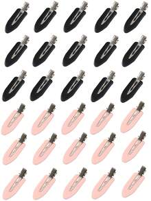 6/100个简约时尚无痕发夹，不易弯曲的鳄鱼夹发饰，适合派对、休闲外出、送给女朋友、女性的礼物、新年礼物、爪夹、发卡、发夹