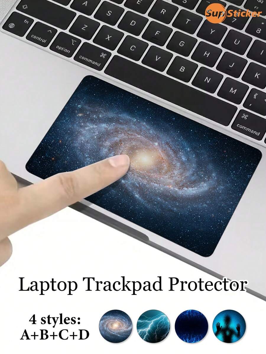 SUPSTICKER 1 miếng dán bàn di chuột máy tính xách tay họa tiết bầu trời sao vũ trụ, dễ dán, mỏng và dễ sử dụng, phù hợp cho công việc văn phòng hàng ngày, học tập, giải trí tại nhà, văn phòng di động, trang trí và làm mới bàn di chuột máy tính xách tay, kích thước 5.51x3.54 inch. - Nhiều màu - Xem 1