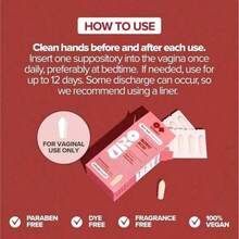 O Boric Acid Vaginal Suppository W/ Lactic Acid & Aloe For Vaginal Odor, 12 Ct - 1 - Xem 5