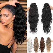 Synthetic Fiber Hair Bun Scrunchies Can Quickly Create Fluffy High Ponytail Effect. Suitable For Halloween, Christmas And Other Occasions. - Multicolor - View 1