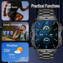 MixtataDi Smart Watch,Wireless Calling /Dial, Various APP Reminders,Suitable For Men And Women,Sports Watches,Information Reminder,For IOS/Andriod - 彩色 - 查看 5