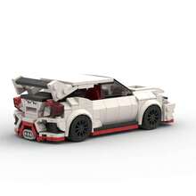 Adult Block Vehicles - White - View 2