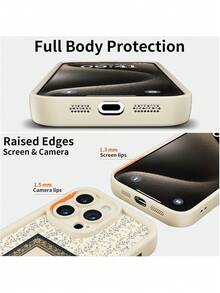 极简主义阿拉伯字母图案手机壳，手绘，保护套，防摔保护壳，兼容 16、16 Plus、16 Pro Max、16e、16 Pro、15、15 Plus、15 Pro Max、15 Pro、14、14 Plus、14 Pro Max、14 Pro、13、13 Pro、13 Pro Max、12、12 Pro、12 Pro Max 以及 Galaxy、Redmi、OPPO、vivo 等品牌手机。 - 彩色 - 查看 3