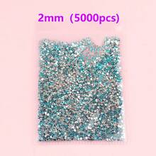 2mm-6mm树脂水钻，彩色，非热熔，平底，带粘性，美甲宝石，闪亮水钻，果冻珠，适用于美甲、马克杯、瓶子、杯子、手机、化妆DIY配件等。