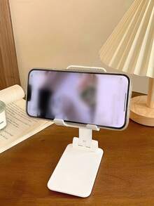 1pc Adjustable Foldable Phone/Tablet Stand - Portable Multifunctional Desk/Bedside/TV Viewing Live Stream Holder, Ergonomic Simple Design - Multicolor - View 7