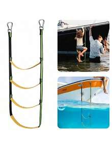 Boat Rope Ladder, Easy Boarding, Inflatable Boat Boarding Soft Ladder, Foldable Hanging Ladder For Yacht, Dinghy, Inflatable Boat, Available In Multiple Colors And Sizes - Multicolor - View 9