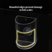 吸盘式鱼食喂食器，防漂浮固定式鱼食喂食装置，小型浮沉式鱼食固定喂食器 - 白色 - 查看 2