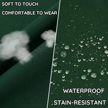 4 Pack Chef Apron, Waterproof Apron, Adjustable Apron With 2 Pockets For Men Women, Apron For CooFKing BaFKing Restaurant(Green),Green - Màu xanh lá - Xem 4