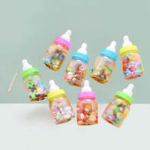 1个创意卡通动物水果牛奶瓶造型橡皮擦，学生橡皮擦，文具，学习用品