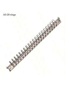 Metal Silver Loose Leaf Binder Rings, Fits A4, A5, A5 B5, A6, A7 Notebooks And Planners, Essential For Back To School, Study Supplies - Silver - View 10