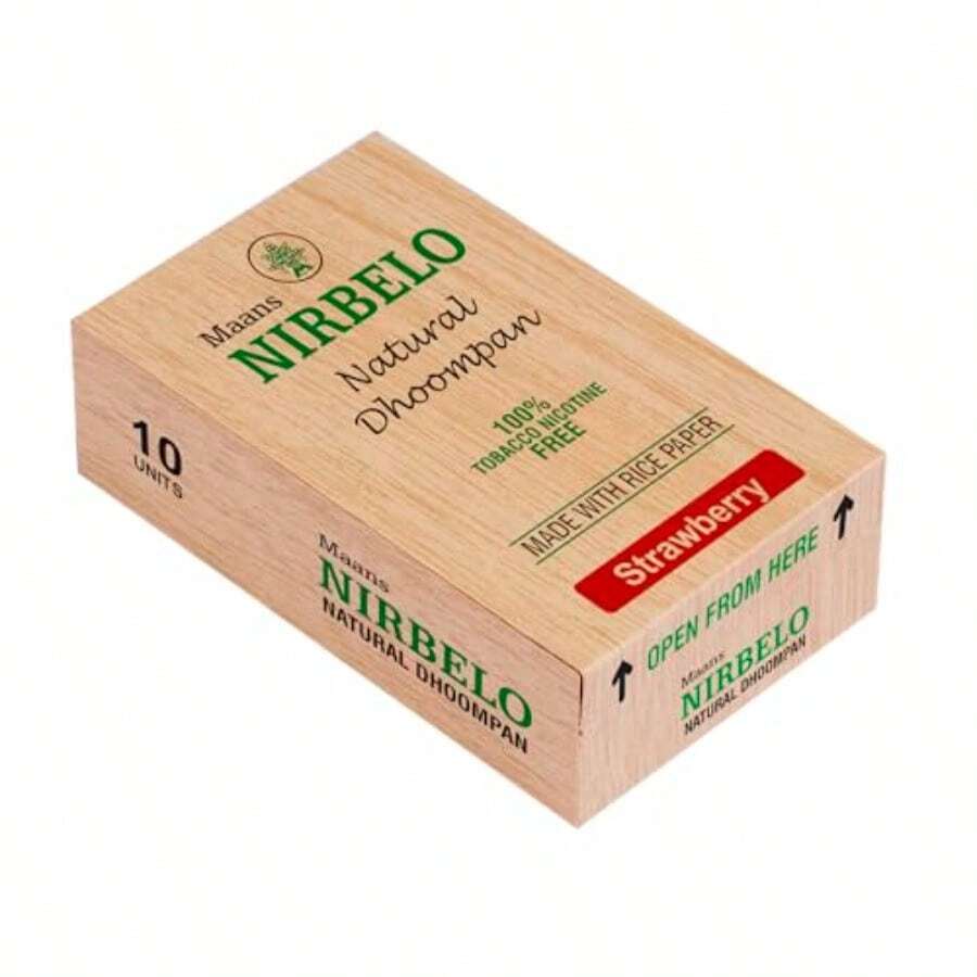 Herbal Blend Tobacco And Nicotine Free 's Alternative Strawberry Flavor Pack Of 1-10 Pieces - Strawberry - 查看 1