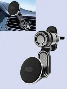 360° Rotatable Magnetic Car Phone Holder - Air Vent Clip Mount, Hands-Free Floating Phone Holder, Suitable For Smartphones