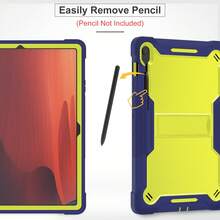 HUASEMI Galaxy Tab S10FE Plus 13-Inch Protective Case - Full-Coverage Tablet Protective Case With Built-In Stand - Navy Blue - View 4