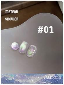 MISS SHAKA 10毫升秋冬美甲冰透明极光粉蓝猫眼凝胶指甲油胶水2025 Y2K美甲闪白流行凝胶美甲美甲沙龙家用DIY美甲用品圣诞美甲 - 彩色 - 查看 19