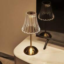 1 buc lampă de birou LED cu control tactil reglabilă cu cristal, lumină de masă interioară cu 3 culori care se schimbă, reîncărcabilă prin USB, potrivită pentru birou, dormitor, studiu, decorațiuni interioare, Ramadan, Ziua Îndrăgostiților, birou, camping, petrecere - Multicolor - Vizualizare 7