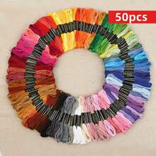 Yiwu Qiyou Accessories Co., LTD 50 Bundles/pack 0.5mm Cord Tie String Random Multicolor Bracelet Making Material - Random color 50 bundles - View 12