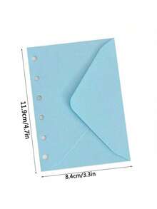 5个装A7活页袋（颜色随机，无拉链）、6孔预算信封和A7钱包式收纳内页 - 彩色 - 查看 2