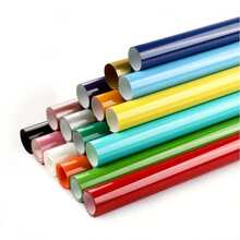 Heat Transfer Vinyl Sheets For Fabric, Shirts, And Pillows - Compatible With All Cutter Machines, Easy Iron-On Application, And Durable Adhesive - Multicolor - View 6