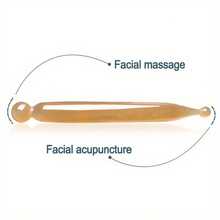 1pc Acupuncture Pen, Facial Reflexology Tool, Trigger Point Massager, Deep Tissue Massager, Pressure Point Massager - Full Body Relaxation Deep Tissue Reflexology Pressure Point Massage Tool, Resin Wax Facial Massage Beauty Bar Tool - Burnt Orange - View 8