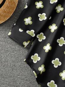 女士长袖全印花休闲阿拉伯风格上衣 - 彩色 - 查看 6