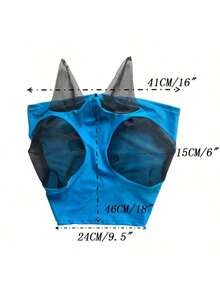 1 buah Masker Wajah Dopamine Horse, Edisi Terbatas Musim Panas, Penutup Telinga Elastis Ringan, Bernapas, Perlindungan Serangga & UV, Dapat Dicuci - MultiWarna - View 4