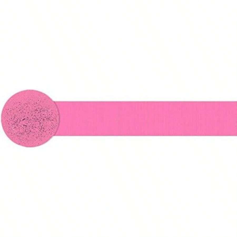 Amscan Solid Roll Decorative Crepe Party Streamer, 12", Lavender(81 ft Rosado brillante) - Multicolor - Ver 1