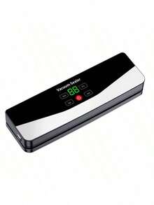 1pc Automatic Vacuum Sealer Machine For Home Use, Equipped With Vacuum Pump, Includes 10pcs Vacuum Bags, Wet & Dry Use, USB Rechargeable, Battery Capacity: 2000mAh - Black - View 9