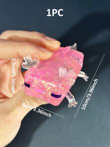 1/4/5个闪光水晶墨西哥钝口螈，柔软缓慢回弹，粘性减压玩具，Taba Squishy，旅行便携式指尖挤压玩具，Squisy，适合所有年龄段自闭症儿童，理想的节日礼物，可爱小玩意，生日礼物，复活节礼物，万圣节礼物，圣诞礼物，圣诞袜填充物，指尖玩具，儿童派对礼物，蓝色适合男孩，粉色适合女孩，儿童游戏，儿童玩具，男孩游戏，女孩游戏，儿童游戏。 - 彩色 - 查看 15
