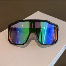 1 Pc, Adult Bicycle Goggles, Fashionable And Colorful Bicycle Goggles, Outdoor Sports Goggles, Mountaineering Goggles, Marathon Goggles, Windproof Mountaineering Goggles, Off-Road Bicycle Goggles, Fishing Goggles - Multicolor - View 7