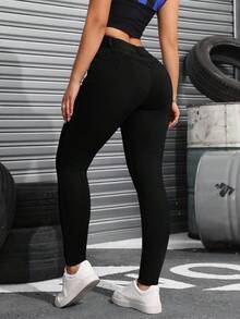 Damen Po-Hebende Jeans, hochelastische Skinny Fit Lange Hose, modisch elegante Lässig Hose für Dates, Pendeln, Einkaufen