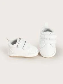 New Autumn Infant Shoes, Suitable For 6-9 Months And 0-1 Year Old Boys And Girls, Anti-Slip Soft Bottom Casual Toddler Shoes - White - View 5