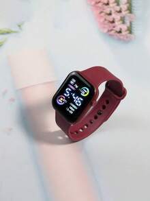 6/5件套女孩可爱优雅时尚LED数字显示电子手表套装，适合女孩日常佩戴。套装包含蝴蝶项链、手链、戒指和耳环，是返校、聚会和旅行的理想之选。也是送给女孩的理想生日/节日礼物。毕业季、情人节、新年和圣诞节送给女孩的完美礼物。女孩配饰 - 彩色 - 查看 7