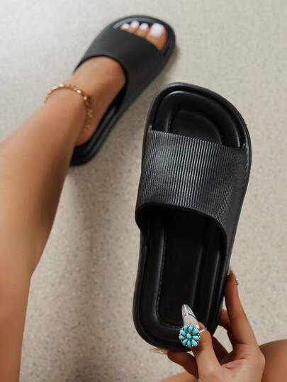 Lightweight, Soft & Comfortable Unisex Couple Slippers, Suitable For Outdoor, Indoor, Beach, Bathroom, Pool Wear