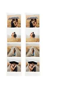 Customized Photo Strips, Personalized Photo Booth Prints, Film Strip Prints, Customized Photo Booth Prints, Personalized Photo Booth Prints, Wedding Photo Booth Cards, Photo Booth Print Frames, Small Gift Invitations, Anniversary, Valentine's Day, Mother's Day, Birthday, Father's Day, Graduation Ceremony, Wedding, Housewarming - Multicolor - View 11