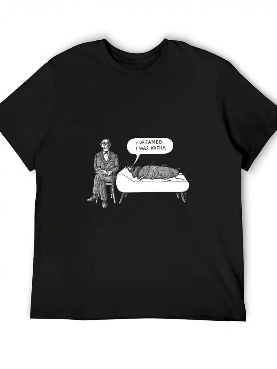 Kafka And Freud St. T-Shirt - Black - View 1