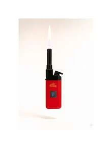 FIRE Rechargeable Torch Lighter – Extended Nozzle, Colorful EZREACH Style - 1 UNIT RED - View 1